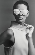 The Shuttered Belle, white tennis-ball sunglasses, Courreges, Paris by William Klein (1965)