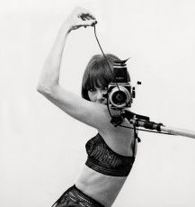 Nicole de la Marge by Peter Knapp (1966)