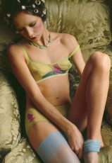 Cathee Dahmen by Peter Knapp (1971)