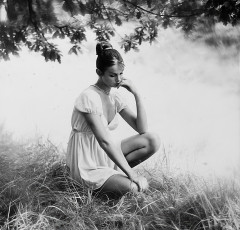 Jean Shrimpton by Patrick Lichfield (1970)