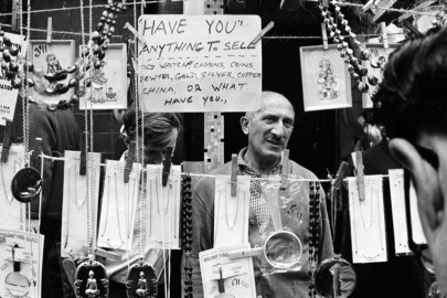 East end market stall, London by Patrick Lichfield (1963)