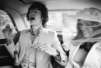 Mick Jagger, Bianca Jagger by Patrick Lichfield (1971)
