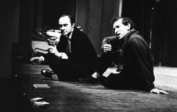 John Dexter, Arnold Wesker (director) by Sandra Lousada (1962)