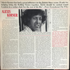Alexis Korner / GET OFF OF MY CLOUD by Jim Marshall (1975)