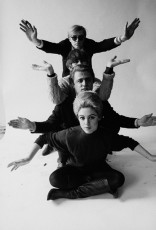 Andy Warhol, Chuck Wein, Gerard Malanga, Edie Sedgwick by David McCabe (1965)