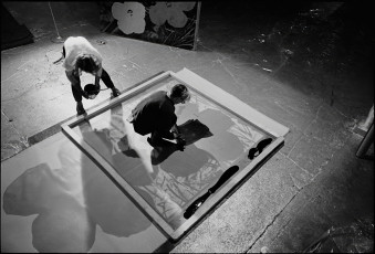 Andy Warhol, Gerard Malanga by David McCabe (1965)