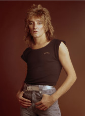 Rod Stewart by David Montgomery (1975)