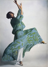 Model in wonderful art nouveau by David Montgomery (1965)