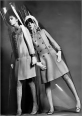 Jill Kennington, Peggy Moffitt by David Montgomery (1966)