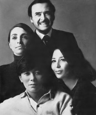 Alexandre de Paris (coiffeur), China Machado, James Moore, Bea Feitler (art director) by James Moore (1966)