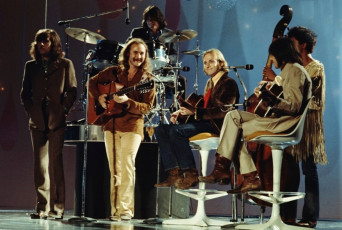 Crosby Stills Nash and Young by Terry O’Neill (1970)
