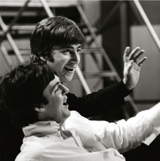 Paul McCartney, John Lennon at Wembley Studiosin by Terry O’Neill (1964)