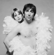 Keith Moon (The Who) with his girlfriend Annette Walter-Lax by Terry O’Neill (1975)