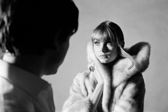 Jean Shrimpton (model), David Bailey (photographer) by Terry O'Neill (1963)