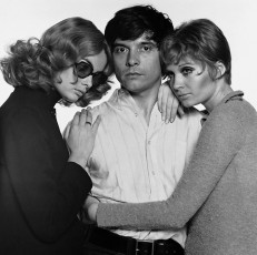 Jean Shrimpton (model), David Bailey (photographer), Sue Murray (model) by Terry O'Neill (1965)