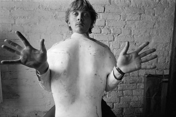 David Hemmings (actor) during the filming BLOW UP by Terry ONeill (1966)