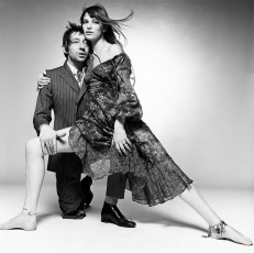 Serge Gainsbourg, Jane Birkin by Terry O'Neill (1969)