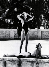 Jerry Hall, Lisa Taylor by Helmut Newton (1975)