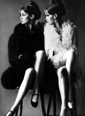 Celia Hammond, Jean Shrimpton by Helmut Newton (1966)