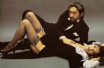 Jane Birkin, Serge Gainsbourg by Helmut Newton (1978)