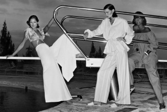 Denise Hopkins (m), Beverly Johnson (r) by Kourken Pakchanian (1973)