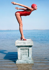 Jerry Hall by Norman Parkinson (1975)