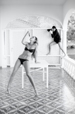 Jerry Hall, Antonio Lopez by Norman Parkinson (1975)