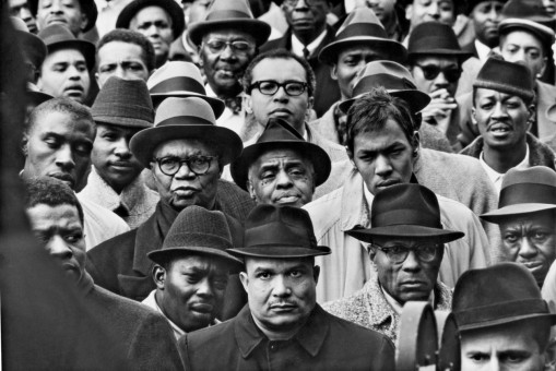 Black Muslims Rally, Harlem, New York by Gordon Parks (1963)