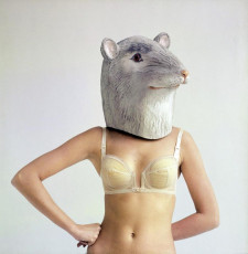Model Wearing A Mouse Mask #1 by Gianni Penati (1965)