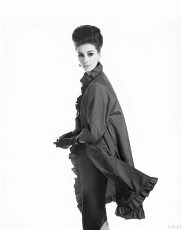 Wilhelmina Cooper by Karen Radkai (1962)