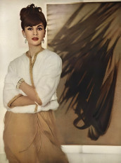 Wilhelmina Cooper by Karen Radkai (1962)