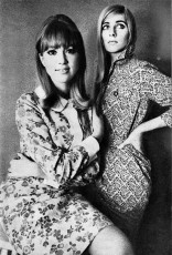 Jill Kennington, Pattie Boyd by Peter Rand (1965)