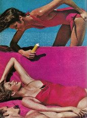 Janice Dickinson, Patti Hansen by Mike Reinhardt (1979)