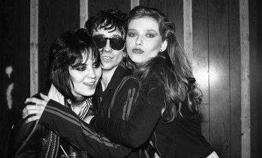 Joan Jett, Stiv Bators, Bebe Buell by Donna Santisi (1977)