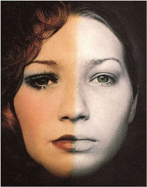 Two Faces of Miroslava by Jan Saudek (1974)