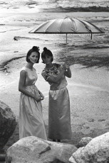 Two models, identified as Babette (right) and Liselotte by Jerry Schatzberg (1963)