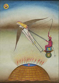 The Ascension of the Chief Devil by Friedrich Schröder-Sonnenstern (1961)		