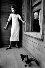 Ina Balke, Alfred Hitchcock by Jeanloup Sieff (1962)