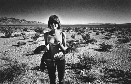 Barbara in Death Valley by Jeanloup Sieff (1977)