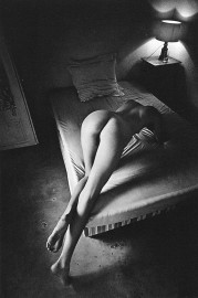 Nude on Bed, Paris by Jeanloup Sieff (1976)