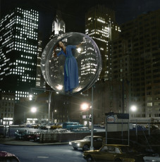 Tilly Tizzani (Free Bubble Parking, New York) by Melvin Sokolsky (1963) color