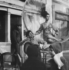 Simone dAilencourt (Bubble, Serenade Kiss, Paris) by Melvin Sokolsky (1963)