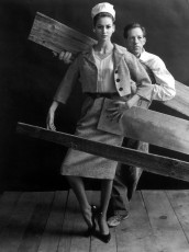 Melvin Sokolsky with Katherine Pastrie by Melvin Sokolsky (1960)