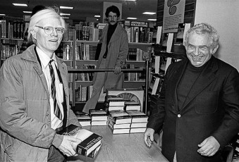 Andy Warhol, Norman Mailer by Allan Tannenbaum (1979)