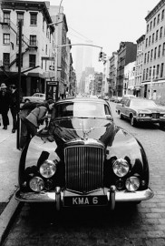 Rolls Royce Parked On West Broadway On A Soho Saturday by Allan Tannenbaum (1974)