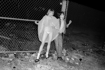 Behind CBGB on the Bowery by Allan Tannenbaum (1978)