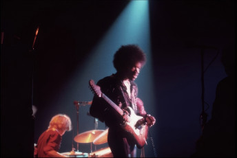 Jimi Hendrix, Winterland, San Francisco by Allan Tannenbaum (1968)