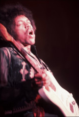 Jimi Hendrix, Winterland, San Francisco by Allan Tannenbaum (1968)