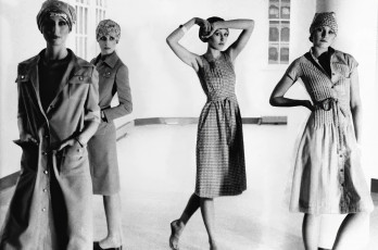 Chris Royer, Yasmine Sokal, unknowns by Deborah Turbeville (1975)