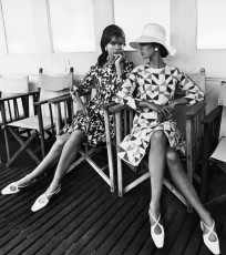 Jean Shrimpton, Moyra Swan by Eugene Vernier (1966)